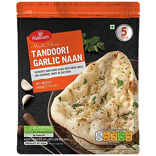 Haldiram Garlic Naan 400 g