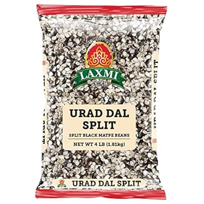 Bag of Laxmi Urad Dal Split on a white background