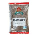 Bag of Laxmi Flaxseeds on a white background