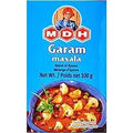 Box of MDH Garam masala with a blue background