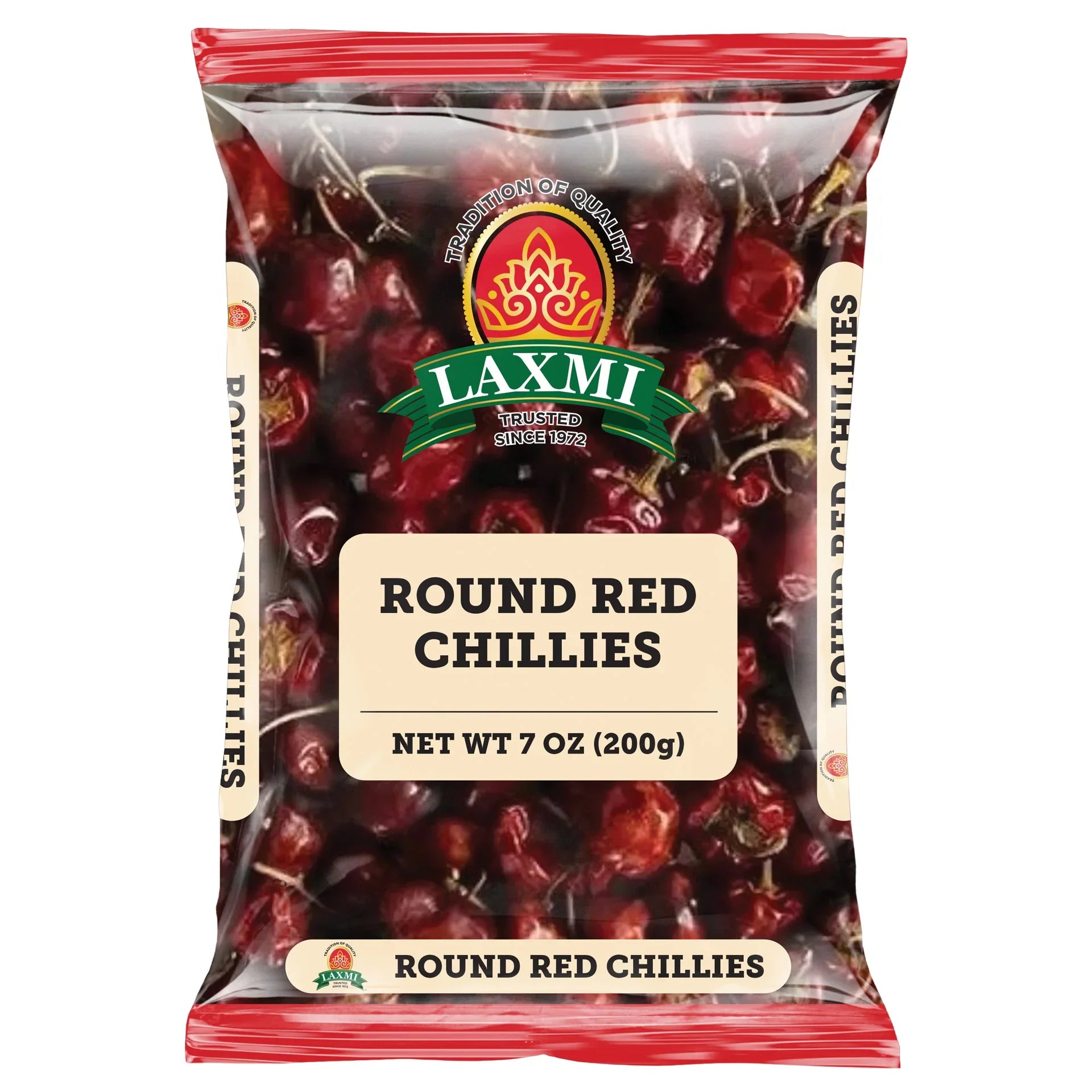 Laxmi Round Red Chillies 200gm