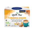 Quik Tea Turmeric Ginger Instant Chai Tea Latte packaging on a white background