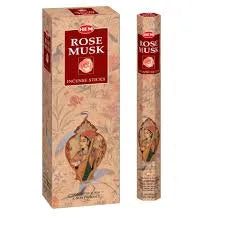 Hem Rose Musk Incense Sticks 1 pc