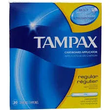 Tampax Tampons Cardboard Regular Absorbency