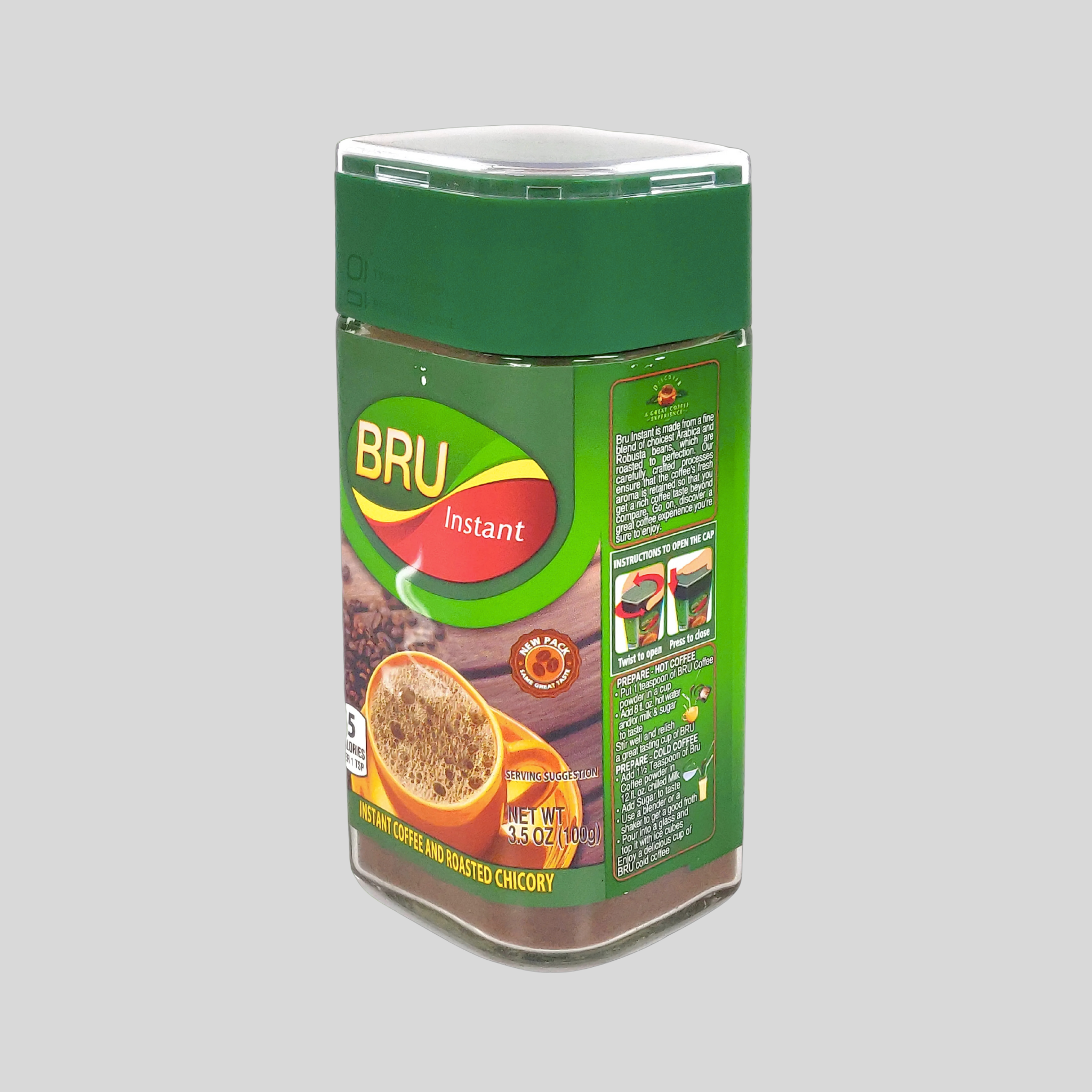 Brooke Bond: Instant Coffee And Roasted Chicory 3.50 Oz