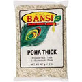 Bansi Poha Thick package with green leaf design on a white background