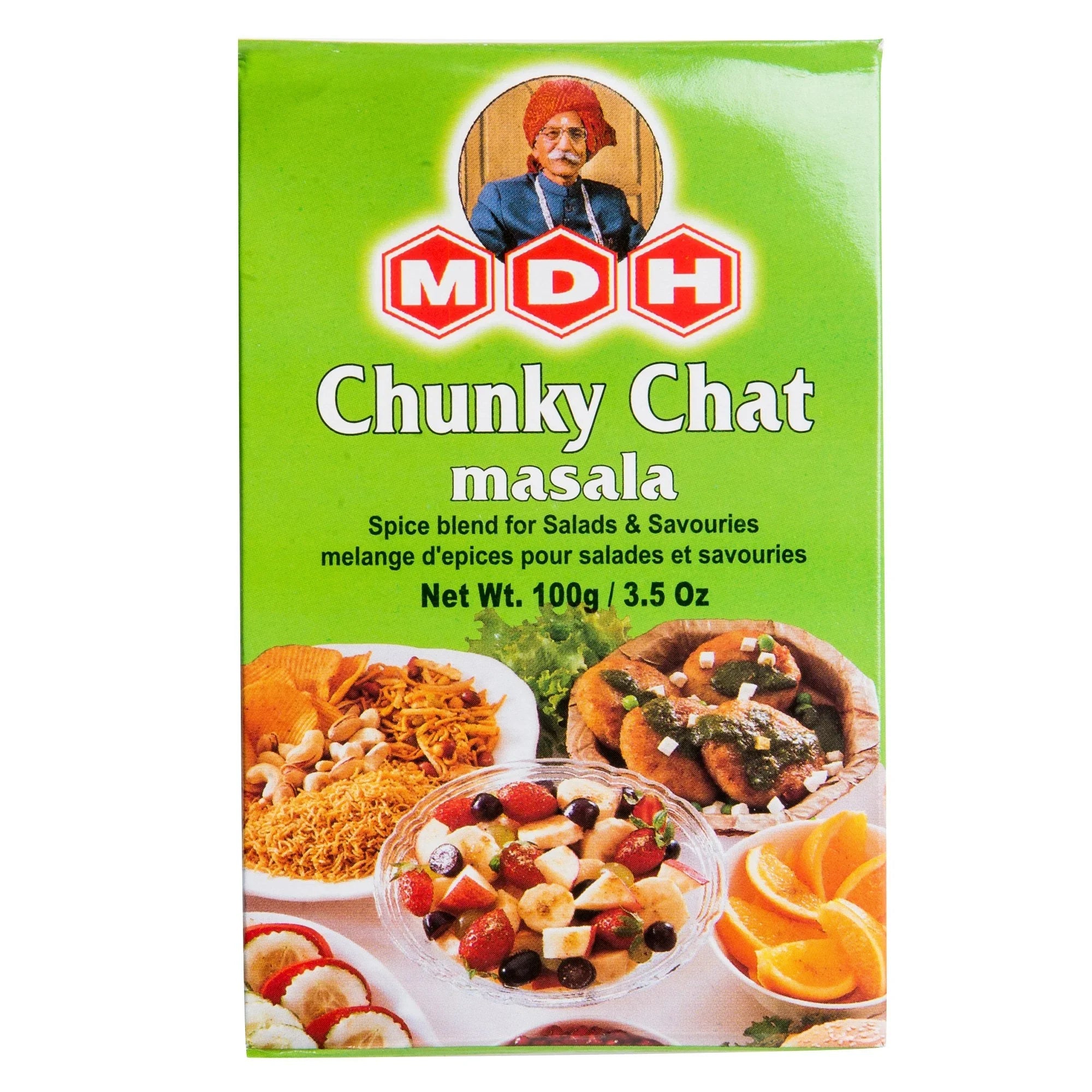 MDH Chunky Chaat Masala 3.5 Oz - Indian Spices & Groceries